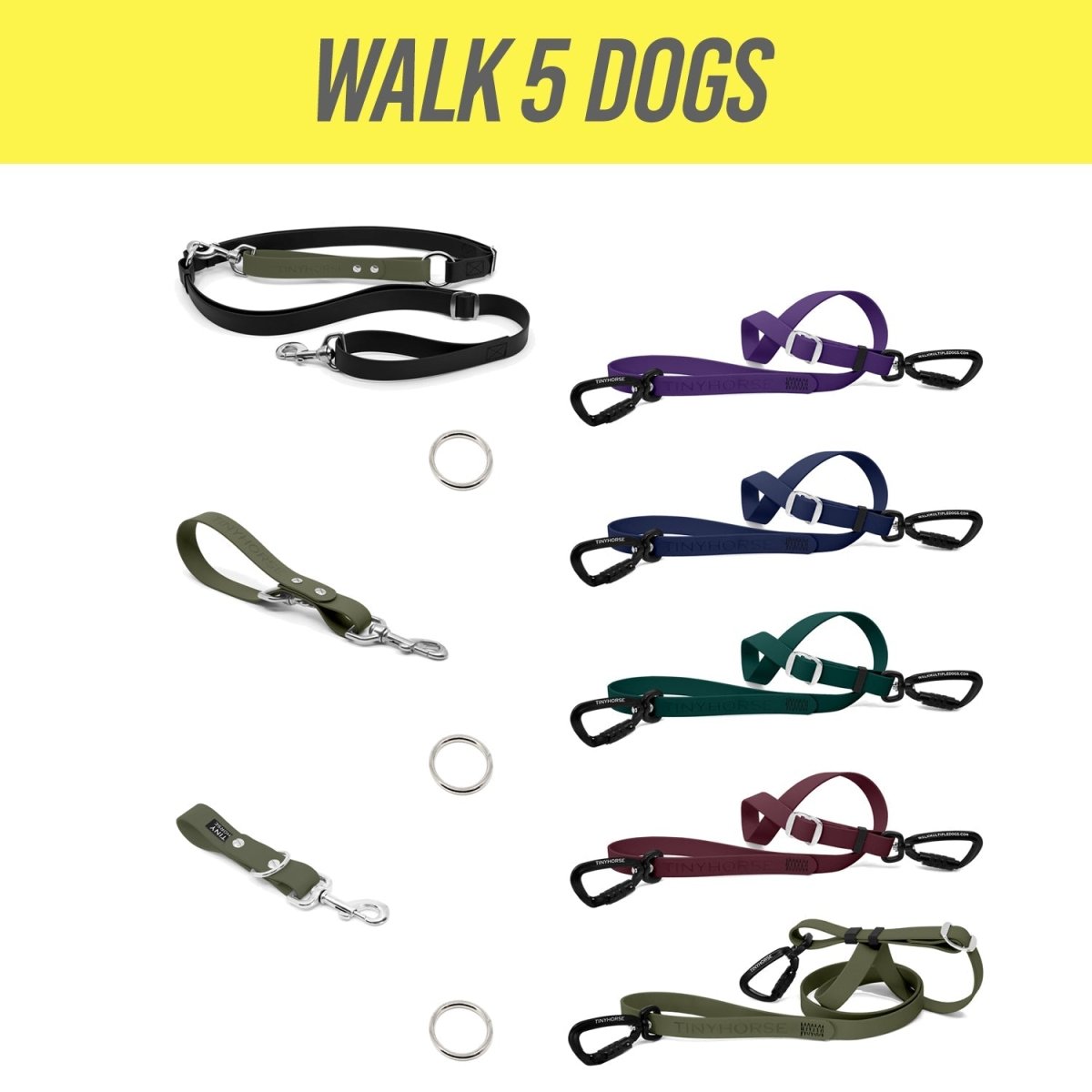 Bundles for Walking 5 Dogs - TinyHorse Mercantile