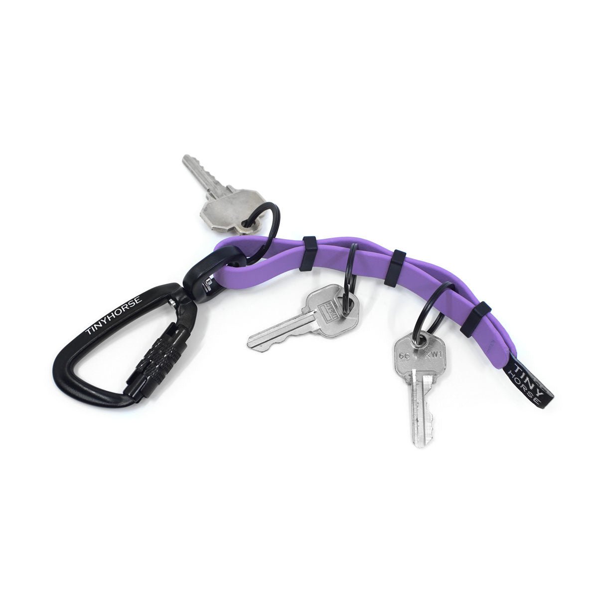 Adjustable Key Sorter with Auto - Locking Carabiner - TinyHorse Mercantile