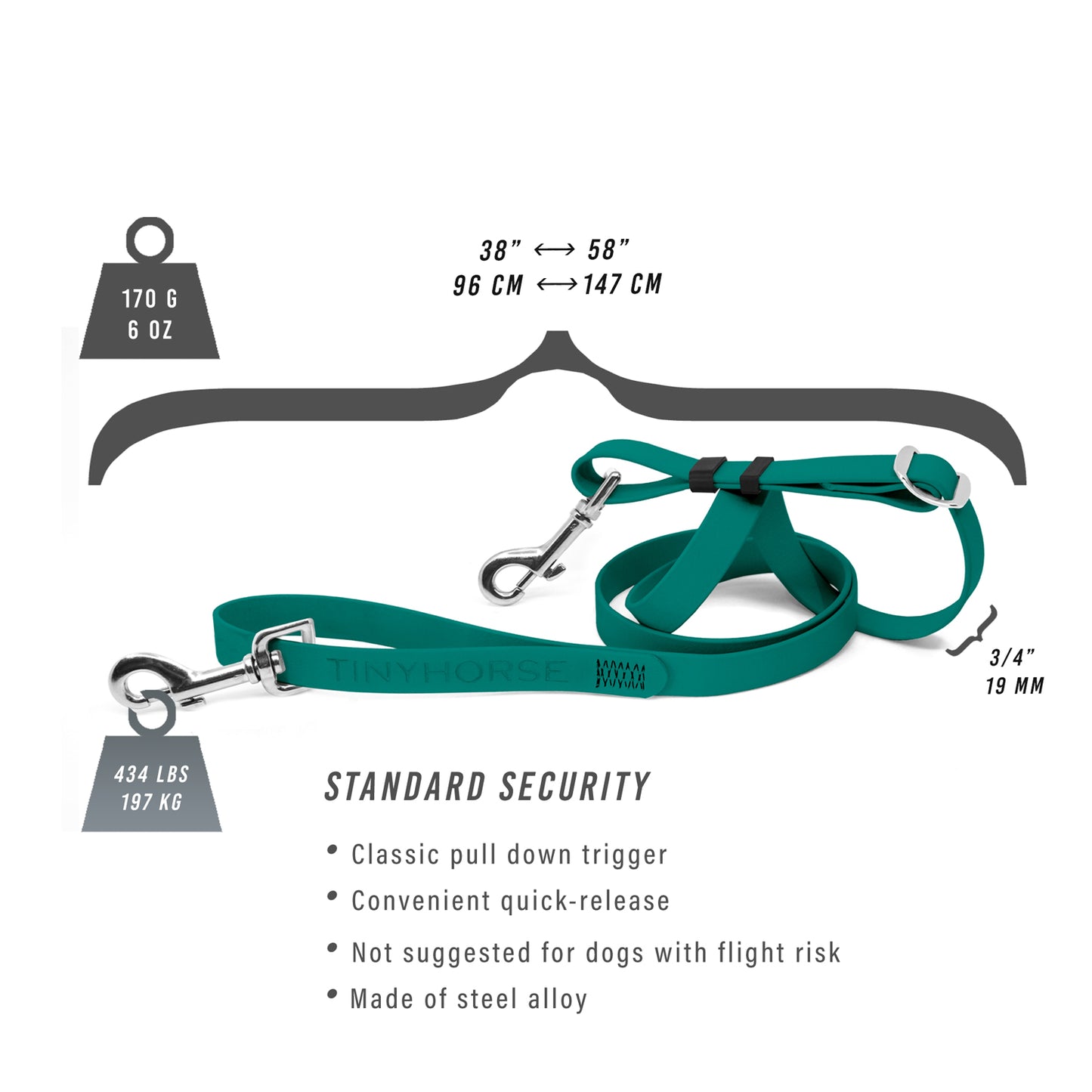 Walk 5 Dogs Bundle - Hands-Free - Standard Security - Pro Series