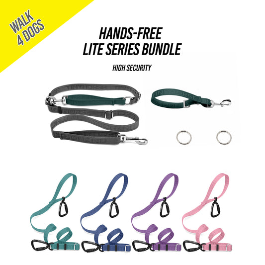 Walk 4 Dogs Bundle - Hands-Free - High Security - Lite Series