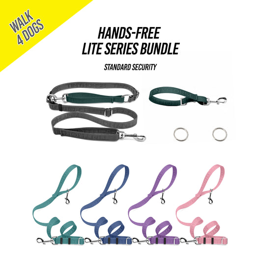 Walk 4 Dogs Bundle - Hands-Free - Standard Security - Lite Series
