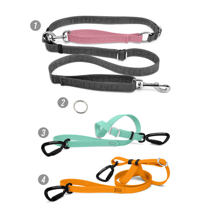 Walk 2 Dogs ODD COUPLE Bundle - Hands-Free - High Security - Mixed Series