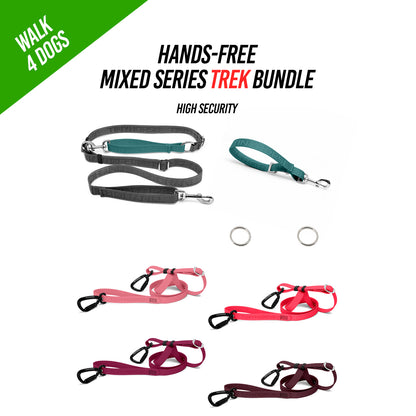 Walk 4 Dogs TREK Bundle - Hands-Free - High Security - Mixed Series
