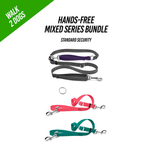 Walk 2 Dogs Bundle - Hands-Free - Standard Security - Mixed Series