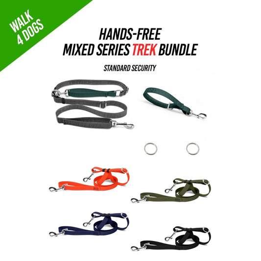 Walk 4 Dogs TREK Bundle - Hands-Free - Standard Security - Mixed Series
