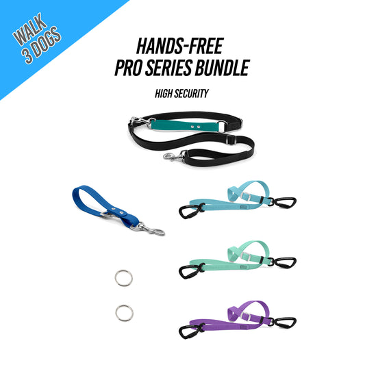 Walk 3 Dogs Bundle - Hands-Free - High Security - Pro Series
