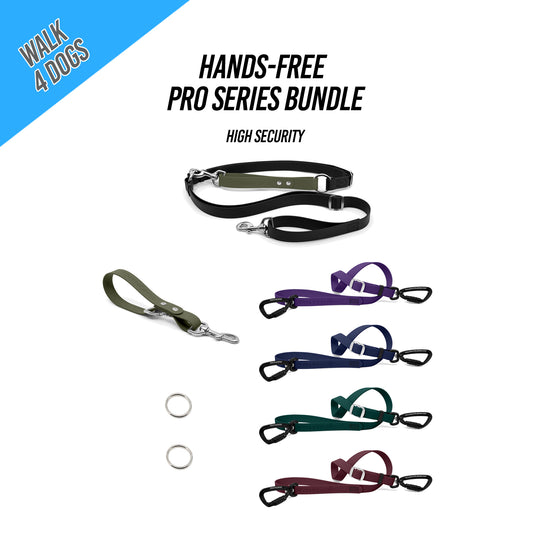 Walk 4 Dogs Bundle - Hands-Free - High Security - Pro Series