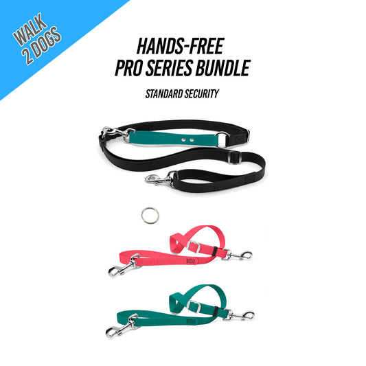 Walk 2 Dogs Bundle - Hands-Free - Standard Security - Pro Series