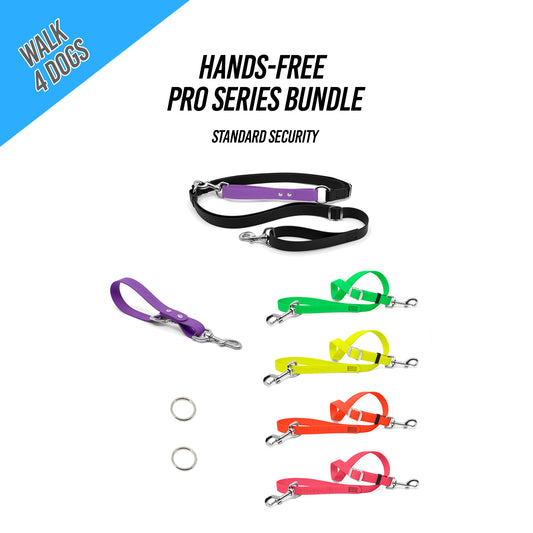 Walk 4 Dogs Bundle - Hands-Free - Standard Security - Pro Series