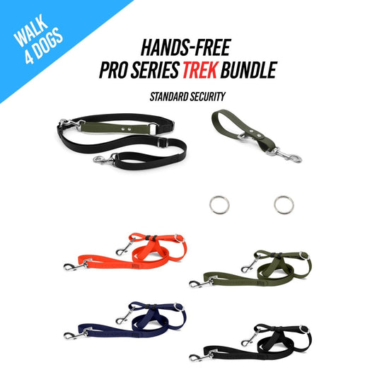 Walk 4 Dogs TREK Bundle - Hands-Free - Standard Security - Pro Series