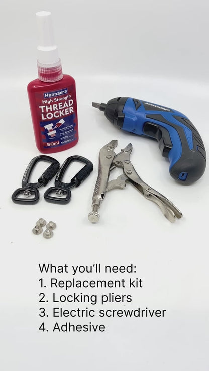 Auto-Locking Carabiner Replacement Kit